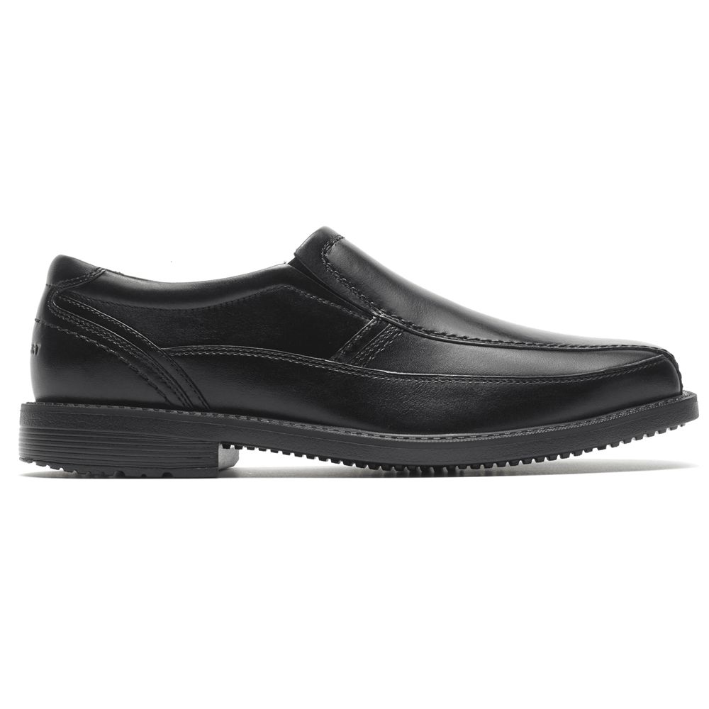 Slip-Ons Homem Rockport Style Leader 2 Bike Toe Pretas,Portugal CAKVP-8973